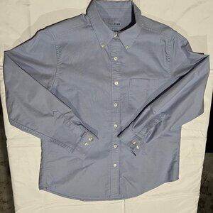 LL Bean Long Sleeve Button Down Shirt Medium Regular Men's Cotton